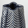 68616 - Bashir II Large Dark Navy Gloss Ceramic Vase 