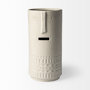68572 - Jacob II Tall White Ceramic Smiling Face Vase