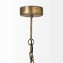 68430 - Chiron II 36L x 36W x 38H Gold Metal Globe Six Bulb Chandelier 