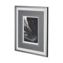 13140 - Greek Pitch III by Gabrielle Campbell Hand Embellished Textured Framed Art Print Matted under Glass