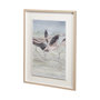 13057 - Flamingo II by Mercana Studio a Hand Embellished Textured Framed Art Print Matted under Glass