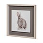 13062 - Forest Friends VIII (Hare) by Lisa Audit Hand Embellished Framed Art Print Matted under Glass