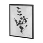 13068 - Botanical Study II by Julia Purinton a Hand Embellished Textured Framed Art Print Matted under Glass