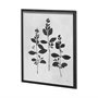13070 - Botanical Study IV by Julia Purinton a Hand Embellished Textured Framed Art Print Matted under Glass