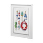 13086 - Watercolor Buoys II by Jenifer Paxton Parker a Framed Art Print Matted under Glass