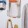 13085 - Watercolor Buoys I by Jenifer Paxton Parker a Framed Art Print Matted under Glass