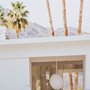13098 - Tropical Heights-Home by Irene Suchoki a Framed Photo Art Print Matted under Glass