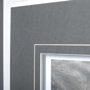 13138 - Greek Pitch I by Gabrielle Campbell a Hand Embellished Textured Framed Art Print Matted under Glass