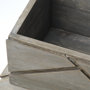 68435 - Niobe (Set of 2) 16L x 11W Gray Wooden Nesting Boxes