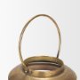 68442 - Andy II Small Natural Wood Cylindrical Lantern 
