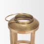 68442 - Andy II Small Natural Wood Cylindrical Lantern 