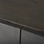 68472 - Darwin 80x17.5 Brown Solid Wood Gold Metal Base 4 Cabinet Door Sideboard