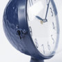 68528 - Weymouth Blue Metal Glass Dome Table Clock