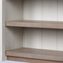 68479 - Fairview II White and Brown Two-Tone Stain Solid Wood Kitchen Island