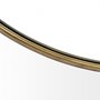 68545 - Piper 47.2L x 1.0W x 47.2H Large Gold Metal Round Wall Mirror