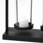 68601 - Erlen Black Metal Hanging Votive Five Candle Table Candle Holder 