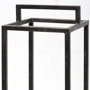 68651 - Orionis Large Wood w/ Black Metal Lantern Candle Holder