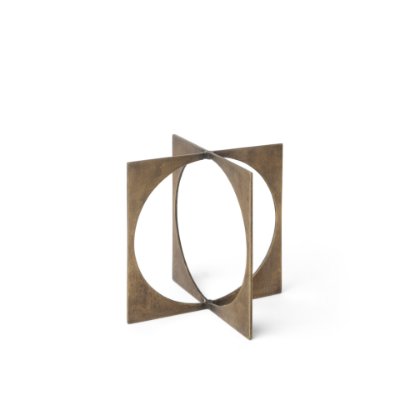68661 - Lima I (Small) 6L x 6W Gold Geometric Decorative Object