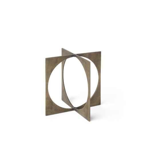 68661 - Lima I (Small) 6L x 6W Gold Geometric Decorative Object