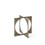 68661 - Lima I (Small) 6L x 6W Gold Geometric Decorative Object