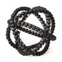 68679 - Earnhardt II Large 11L x 11W Black Wooden Beaded Orb