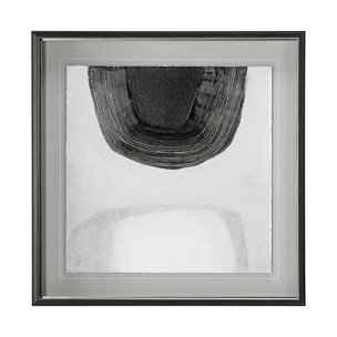 Shadows in the Dark II by Drew Sims a Hand Embellished Textured Framed Art Print Matted under Glass