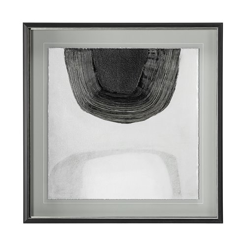 13263 - Shadows in the Dark II by Drew Sims a Hand Embellished Textured Framed Art Print Matted under Glass