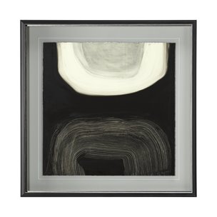 Shadows in the Dark I by Drew Sims a Hand Embellished Textured Framed Art Print Matted under Glass