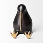 68418 - Dodo Kiwi 7L x 4W Black Cast Aluminum Mauritian Bird Sculpture