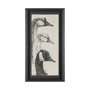 13269 - Three is a Crowd II by Mercana Studio Hand Embellished Textured Framed Art Print Matted under Glass