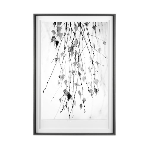 13266 - Hanging by Rebecca Cozart a Hand Embellished Textured Framed Art Print Matted under Glass