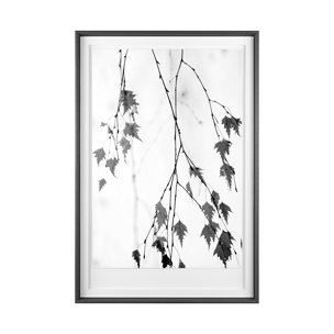 Subtle by Rebecca Cozart a Hand Embellished Textured Framed Art Print Matted under Glass