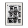 13253 - New York Fire Escape by Susan Vizary Photoy Hand Embelished Framed Photo Art Print Matted under Glas