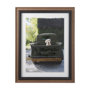 13252 - Get Out of Dodge Hunter Green by Mercana a Hand Embellished Framed Photo Art Print Matted under Glas