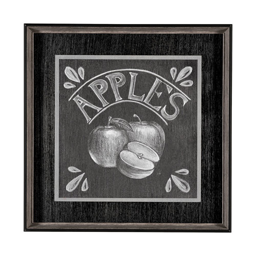 13247 - Farm Fresh Apples by Mercana Studio a Hand Embellished Textured Framed Art Print