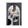 101706-L - Labyrinth II Tri Color by Mercana Studio a Hand Embellished Textured Canvas