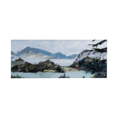 101702-L - Vista II by Mercana Studio a Hand Embellished Textured Canvas