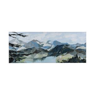 Vista I by Mercana Studio a Hand Embellished Textured Canvas