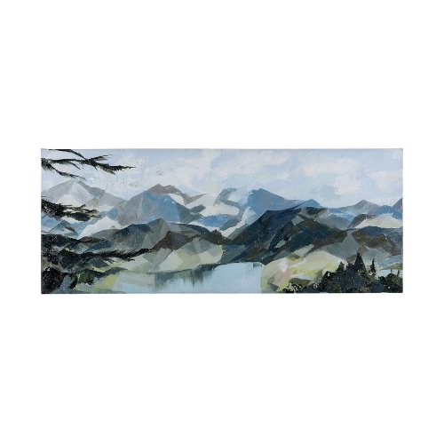 101701-L - Vista I by Mercana Studio a Hand Embellished Textured Canvas