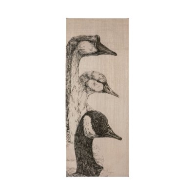 101670-L - Three is a Crowd II by Mercana Studio a Hand Embellished Textured Canvas