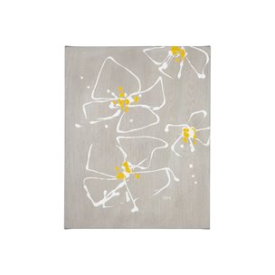 Blossom III by Mercana Studio a Hand Embellished Textured Canvas