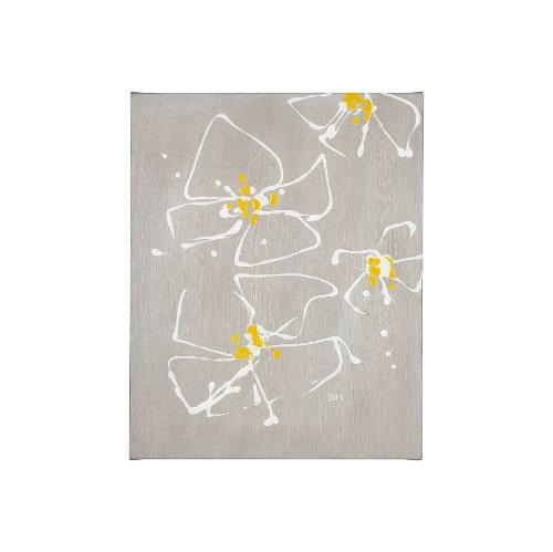 101668-S - Blossom III by Mercana Studio a Hand Embellished Textured Canvas