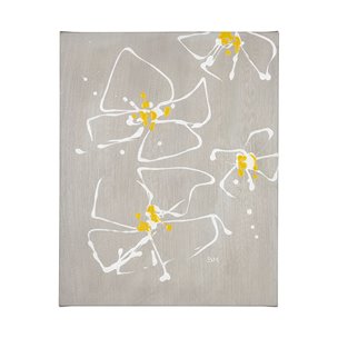 Blossom III by Mercana Studio a Hand Embellished Textured Canvas
