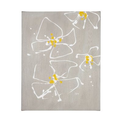 101668-L - Blossom III by Mercana Studio a Hand Embellished Textured Canvas