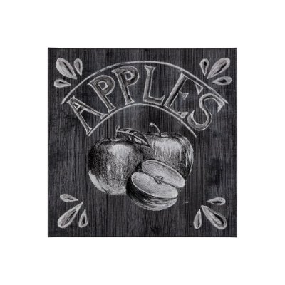 101657-S - Farm Fresh Apples by Mercana Studio a Hand Embellished Textured Canvas