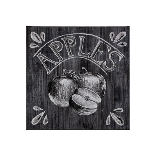 101657-S - Farm Fresh Apples by Mercana Studio a Hand Embellished Textured Canvas
