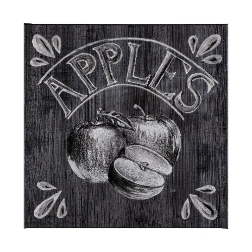 101657-L - Farm Fresh Apples by Mercana Studio a Hand Embellished Textured Canvas