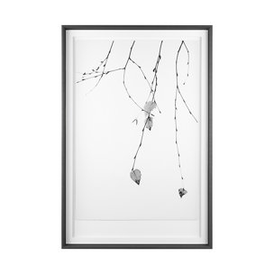 Solo by Rebecca Cozart a Hand Embellished Textured Framed Art Print Matted under Glass
