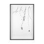 13264 - Solo by Rebecca Cozart a Hand Embellished Textured Framed Art Print Matted under Glass