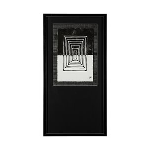 Square  by Studio M a handmade Original Framed Artwork under Glass